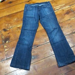 Bootleg cut jeans